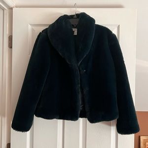 Faux fur jacket